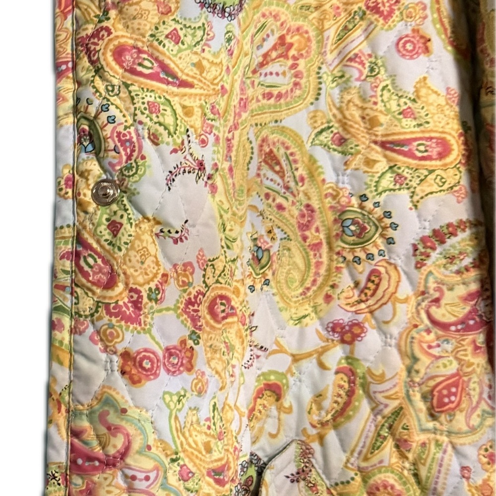 Kate Hill Multicolor Paisley Jacket/Blazer quilted - Picture 5 of 7